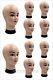 Durable Plastic Tall Dummy Female Head Display Scarves Wigs Hats Jewellery