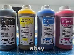 Eco Solvent Ink 4x 1 Litres for Epson DX4, DX5, DX7 Heads, High-Quality