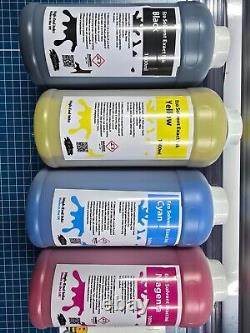 Eco Solvent Ink 4x 1 Litres for Epson DX4, DX5, DX7 Heads, High-Quality