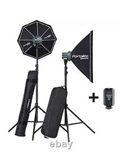 Elinchrom D-Lite RX One 2 Head Softbox To Go Kit Set BNIB Baby Photography