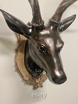 Extra Large Resin Stag Head Deer Head Wall Mounted Wall Art Sculpture