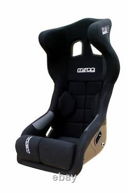 FIA APPROVED Mirco RS2 Racing Car Seat Black Head Restraint Velour Race 110NR