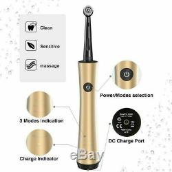 Fairywill Rotary Electric Toothbrush with Round Brush Heads 3 Mode Deep Cleaning