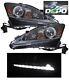 Fit 06-10 Lexus Is250 Is350 Halogen Black Projector Head Lights With Led Drl Depo