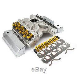 Fits Ford 302 351C Cleveland Solid FT Cylinder Head Top End Engine Combo Kit