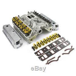 Fits Ford SB 289 302 Hyd FT 210cc Cylinder Head Top End Engine Combo Kit