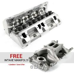 Fits Mopar fits Chrysler SB 318 360 170cc 65cc Hydr-FT Complete Cylinder Heads +