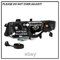 For 04-08 Acura TSX CL9 LED Light Bar Neon Tube Projector Head Lamp L+R Assembly