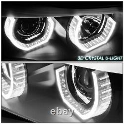 For 09-12 Bmw E90 3d Led U-halo 4-door Projector Headlight Head Lamps+tool Set