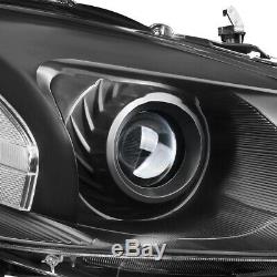 For 13-15 Nissan Altima Sedan Black/clear Corner Projector Headlight Head Lamps
