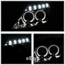 For 2000-2005 Toyota Celica LED Dual Halo Projector Headlights Head Lamps L+R