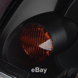 For 2003 2004 Infiniti G35 4DR 4 Door Sedan Black Headlights Head Lamps Pair