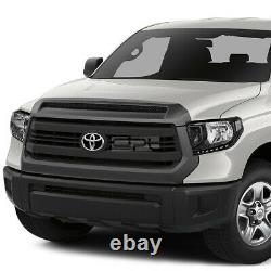 For 2014-2020 Toyota Tundra Pair Black Housing Clear Corner Headlight Head Lamp