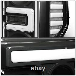 For 2017-2020 Ford F250 F350 Super Duty LED DRL Projector Headlight Head Lamps