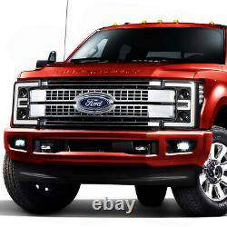 For 2017-2020 Ford F250 F350 Super Duty LED DRL Projector Headlight Head Lamps