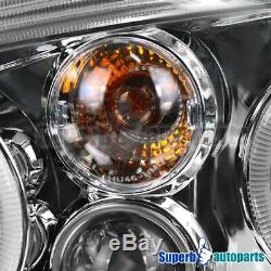 For 99-06 VW Golf GTI MK4 Halo Projector Headlights Head Lamps Replacement