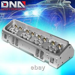 For Chevy Sbc 302/327/350/383/400 200cc Aluminum Cylinder Head 68cc Angled Plug