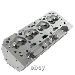 For Chevy Sbc 302/327/350/383/400 200cc Aluminum Cylinder Head 68cc Angled Plug