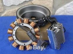 For Harley S&s Evo Shovel Head 70-99 Motor 32 Amp H/d Alternator Charging Kit