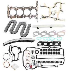 For VAUXHALL CORSA 1.2 1.4 A12XER A14XER HEAD GASKET SET BOLT TIMING CHAIN KIT