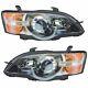 Front Headlights Headlamps Lights Lamps Lh & Rh Pair Set For 05-06 Subaru Legacy