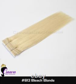 Full Head-Double Weft-100% Human Remy Hair Weave Weft Extensions- Weaves