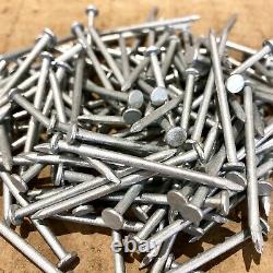 GALVANISED ROUND NAILS TIMBER FLAT HEAD 1 1 1/2 2 2 1/2 3 4 6 25mm 150mm