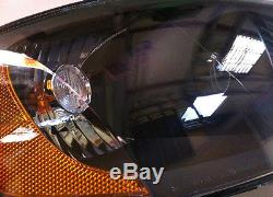 Genuine Head Light Lamp Black Bezel 2p for 2001 2006 Hyundai Tiburon Coupe