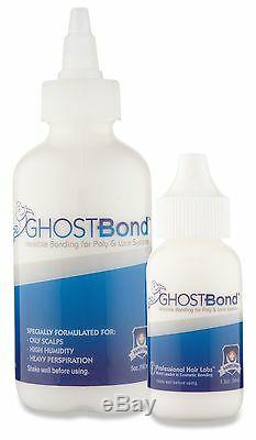 Ghost Bond white glue adhesive 1.3 oz lace wigs toupee hairpiece full head bond