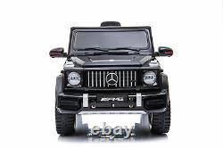 Go wheels 12V Kids Car Mercedes G63 Ride On Toys Remote Control MP3 Music Black