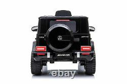 Go wheels 12V Kids Car Mercedes G63 Ride On Toys Remote Control MP3 Music Black