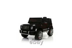 Go wheels 12V Kids Car Mercedes G63 Ride On Toys Remote Control MP3 Music Black