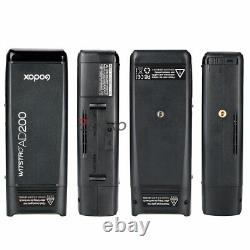 Godox AD200 2.4G TTL HSS Two Heads Flash+ X1 Trigger+ Color Filter + Softbox Kit