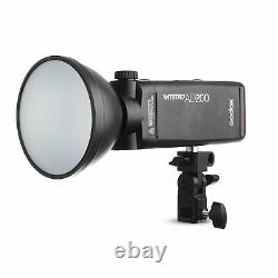 Godox AD200 2.4G TTL HSS Two Heads Flash+ X1 Trigger+ Color Filter + Softbox Kit