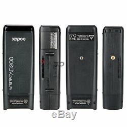 Godox AD200 TTL HSS 2.4G HSS 1/8000 Wireless Pocket Double Head Light Flash UK