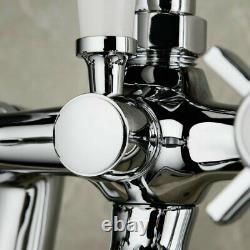 Grand Traditional Victorian Sink Basin Mono Bath Filler Shower Chrome Cross Taps