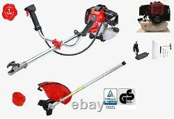 Grass Strimmer / Bush Cutter 52 cc 2 in 1 Petrol-Home Garden 1 Year Warranty