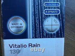 Grohe 26112000 Vitalio Rain 130 Shower Head and Rail set 4+ sprays NEW