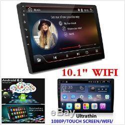 HD 10.1 Double DIN Android 6.0 Car Head unit Stereo GPS 4G Wifi DVD Mirror Link