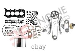 HEAD GASKET SET + TIME CHAIN KIT FOR MAZDA 3 6 CX5 2.2 SKYACTIV-D SHY SH1 2191cc