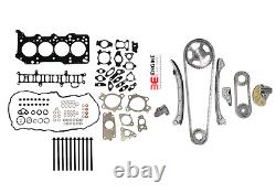 HEAD GASKET SET + TIME CHAIN KIT FOR MAZDA 3 6 CX5 2.2 SKYACTIV-D SHY SH1 2191cc