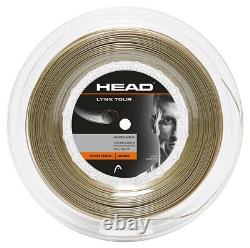 HEAD Lynx Tour Tennis Racket String 1.25mm / 17 200m Reel Champagne