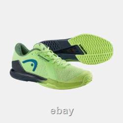 HEAD Mens Sprint Pro 4.0 Tennis Shoes Lime / Navy RRP £135