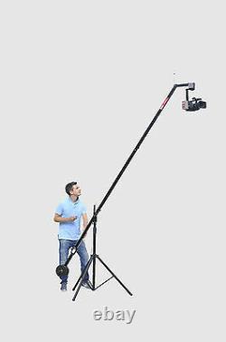 Hague Camera Crane Kit with Jib, Stand & Motorized Pan & Tilt Head (K10-UPH)