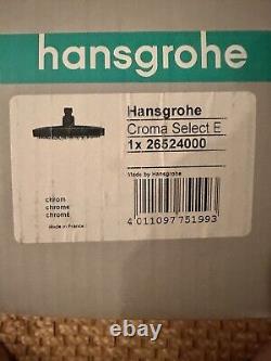 Hansgrohe Croma Select E180 Overhead Chrome shower Head 2 Spray Jet