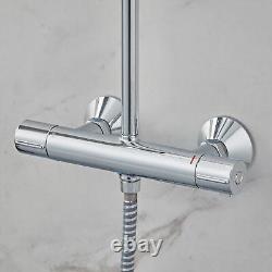 Hansgrohe Vernis Blend Thermostatic Mixer Shower Handset Head Eco Chrome Round