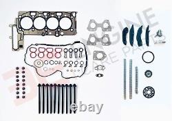 Head Gasket Head Bolts Timing Chain Kit For Bmw 2.0 Turbo Diesel N47d20c Engine