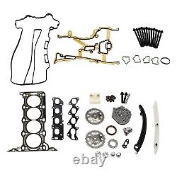 Head Gasket Set Timing Chain Kit For Vauxhall Corsa C & D 1.2 1.4 Z12xep Z14xep