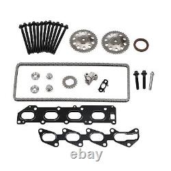 Head Gasket Set Timing Chain Kit For Vauxhall Corsa C & D 1.2 1.4 Z12xep Z14xep