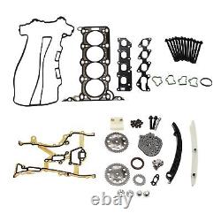 Head Gasket Set Timing Chain Kit For Vauxhall Corsa C & D 1.2 1.4 Z12xep Z14xep